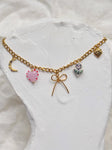 Bow Lover Charm Necklace