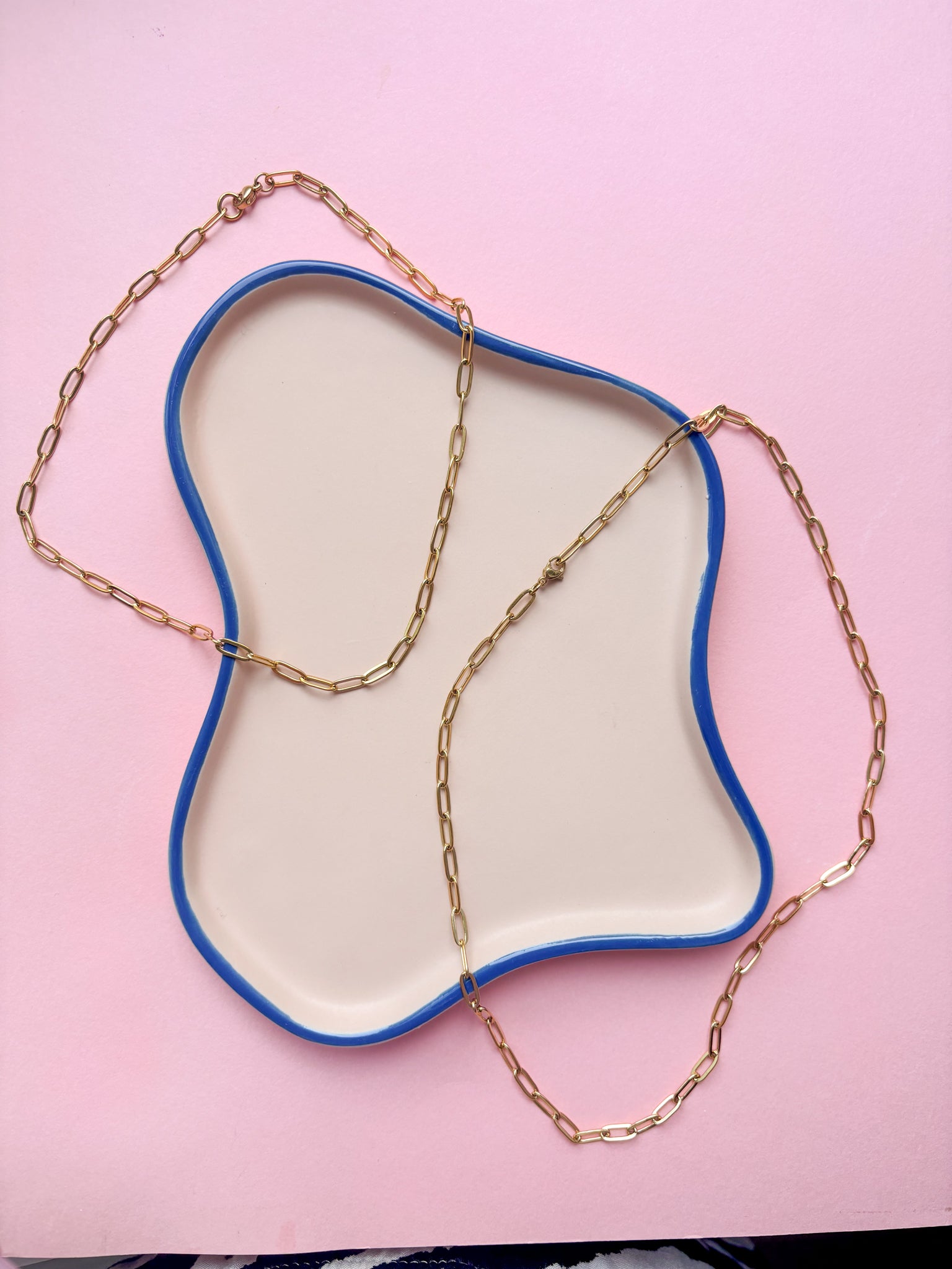 Basic Paperclip Chain for Custom Charm Necklace