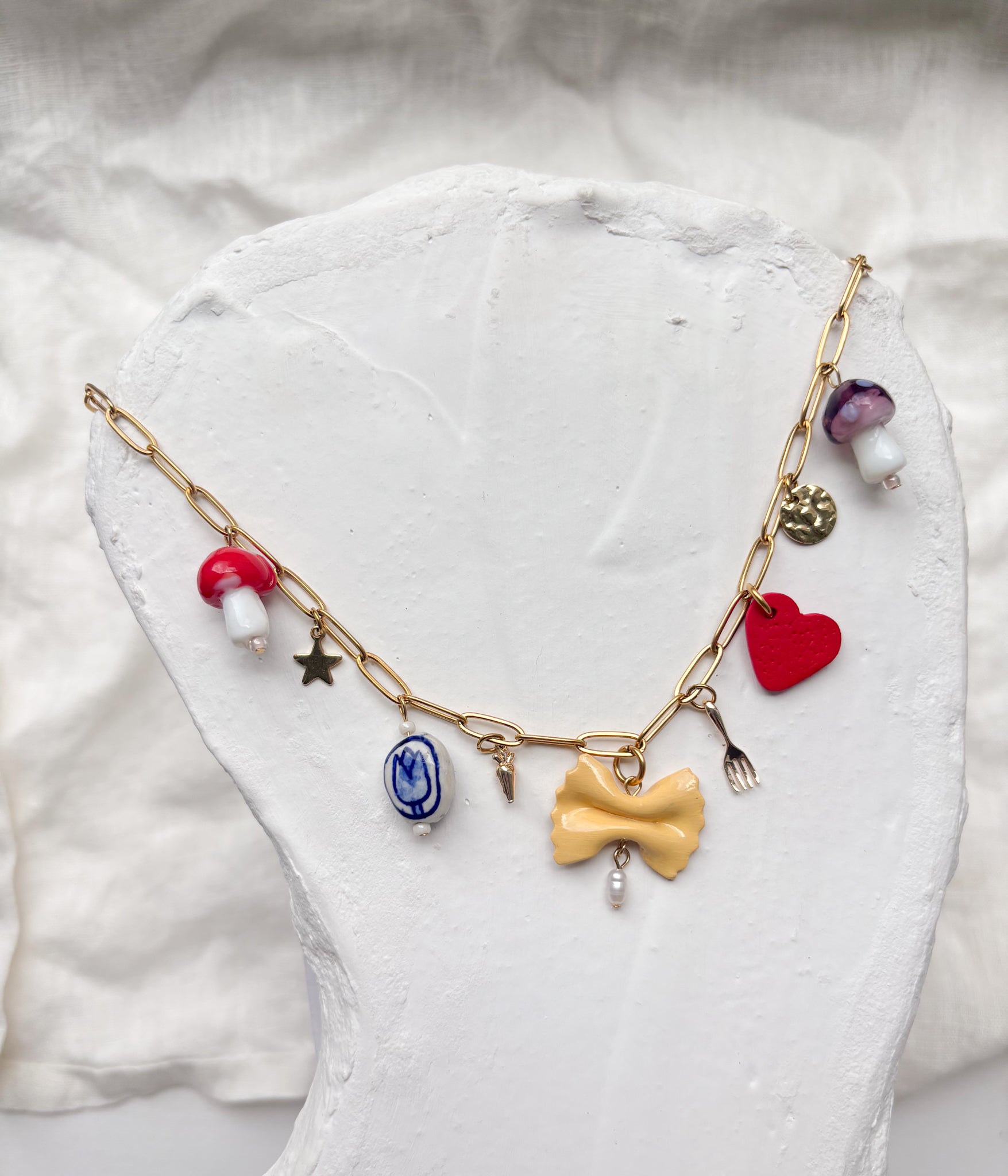 Pasta Lover Charm Necklace